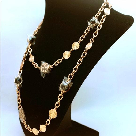 LAST ONE Tory burch Black Gold 2way Necklace - Picture 8 of 8